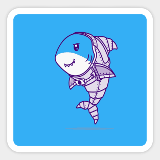 Cool Shark Design Sticker